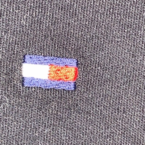 Tommy Hilfiger Black Polo Shirt with Iconic Logo MENS SIZE 3XL CHAMBRAY LINED - Picture 4 of 11